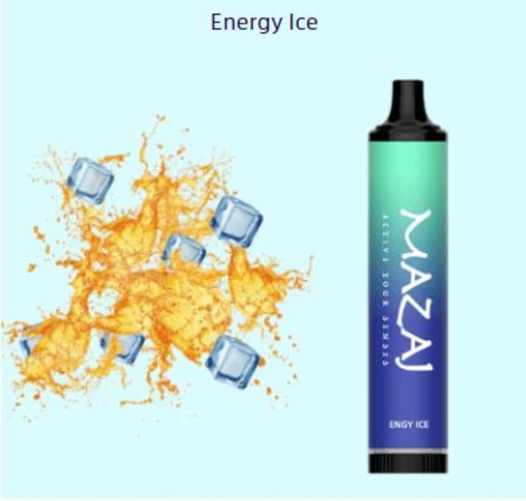 MAZAJ DISPOSABLE 5000PUFF ENERGY ICE 20MG