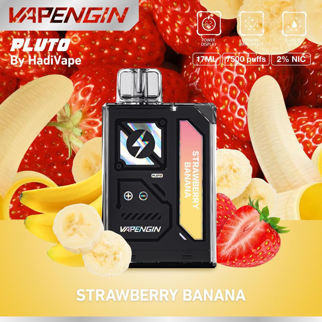 VAPENGIN DISPOSABLE STRAWBERRY BANANA 20MG 7500 PUFFS