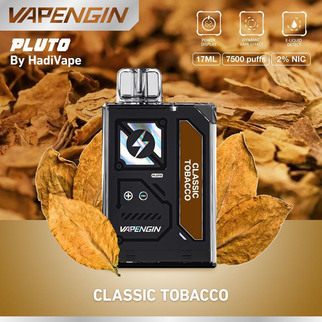 VAPENGIN DISPOSABLE CLASSIC TOBACCO 20MG 7500 PUFFS