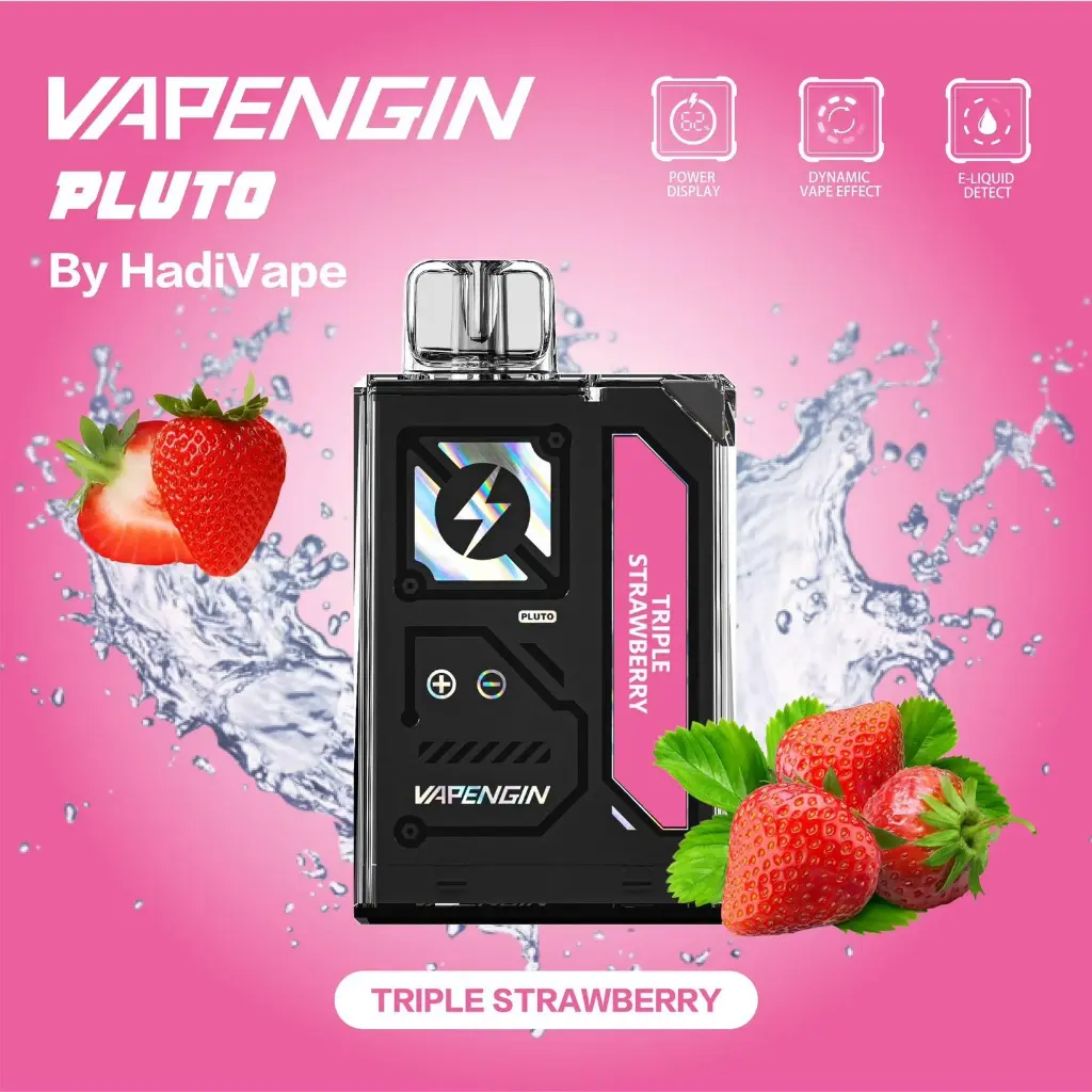 VAPENGIN DISPOSABLE TRIPLE STRAWBERRY 7500PUFF 20MG