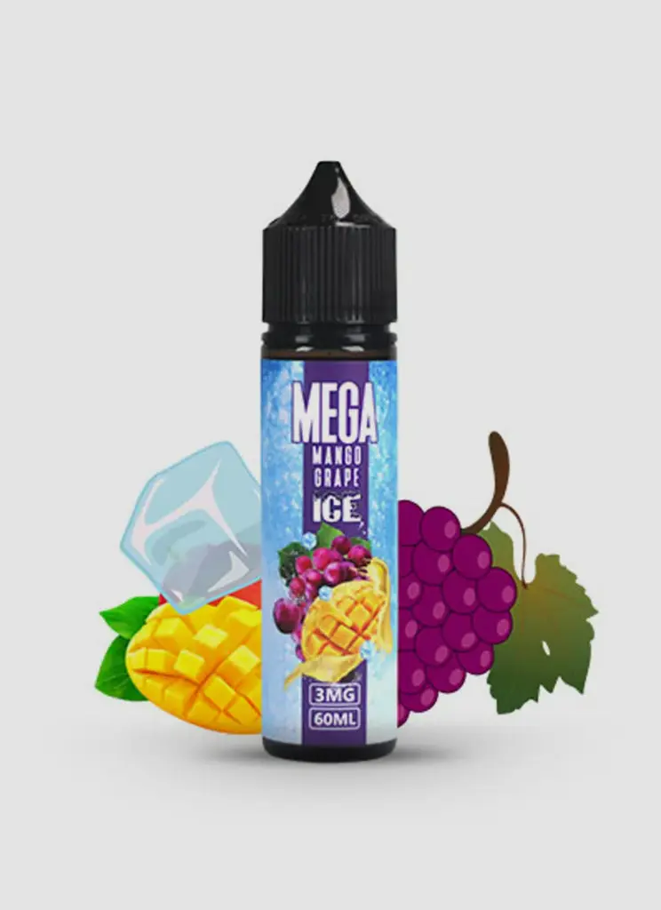 MEGA MANGO GRAPE  ICE 12MG 60ML