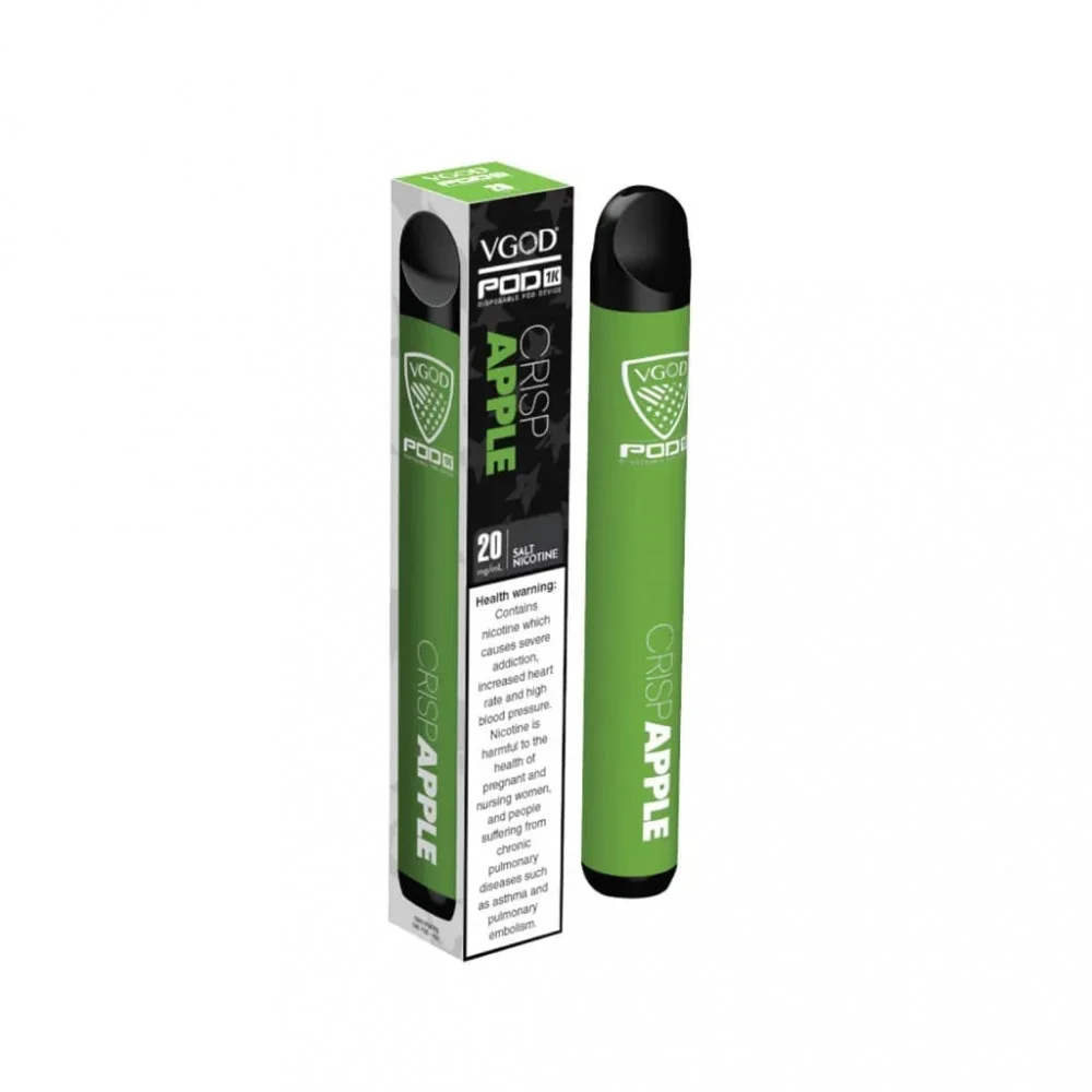 VGOD DISPOSABLE POD 1K APPLE 20MG 1500PUFF