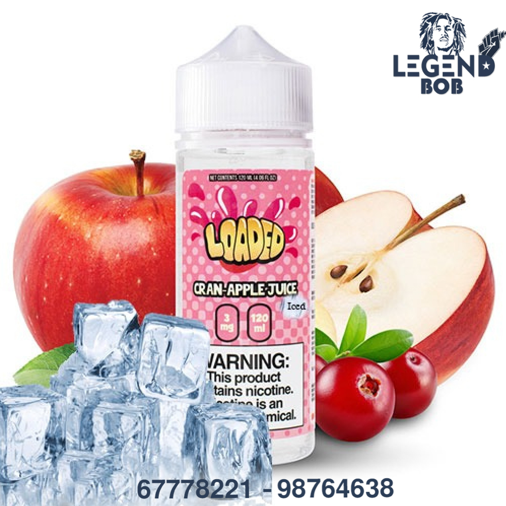 LOADED CRAN APPLE JUICE ICE 3MG 120ML 