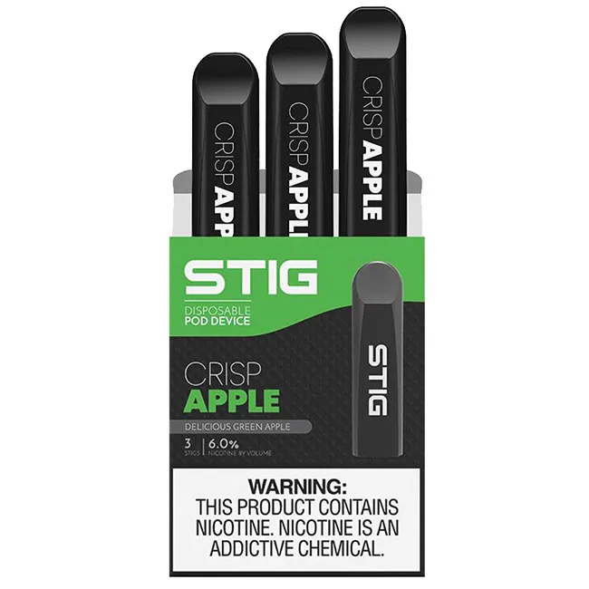 STIG APPLE  300PUFF 60MG