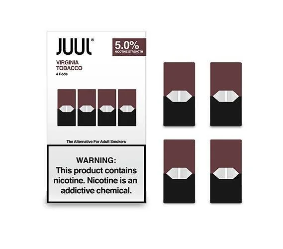 JUUL DISPOSABLE POD VIRGINIA TOBACCO 50MG 