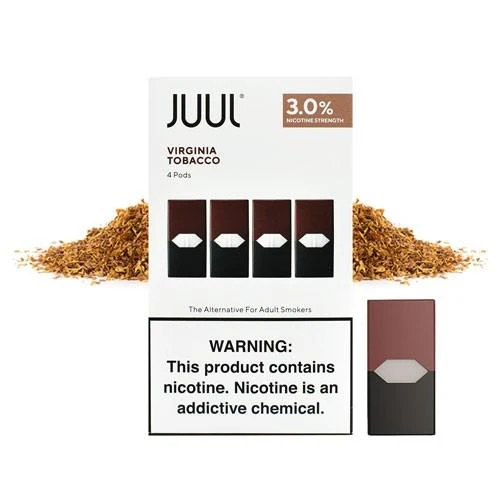 JUUL DISPOSABLE POD VIRGINIA TOBACCO 30MG