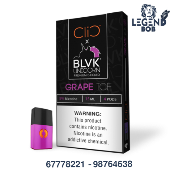 CLIC BLVK GRAPE ICE 50MG