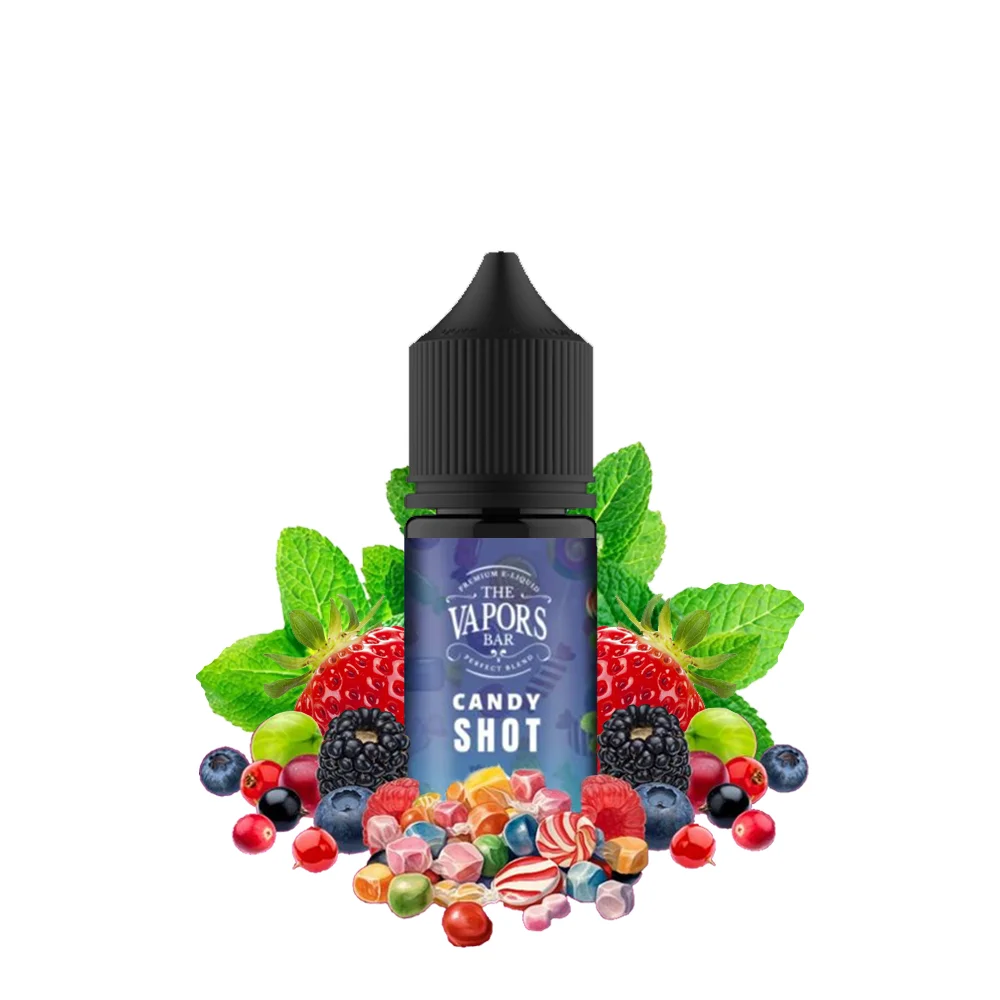 THE VAPORS BAR CANDY SHOT MIX BERRIES CANDY WITH MINT 25MG 30ML