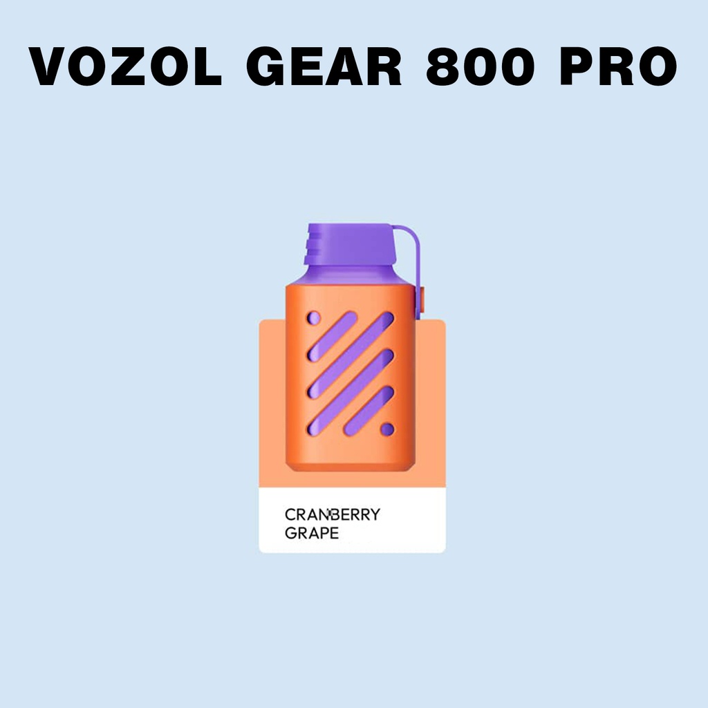 VOZOL GEAR PRO 800PUFFS CRANBERRY GRAPE 20MG