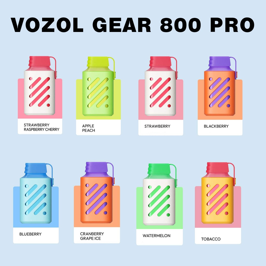 VOZOL GEAR PRO 800PUFFS GRAPE 20MG