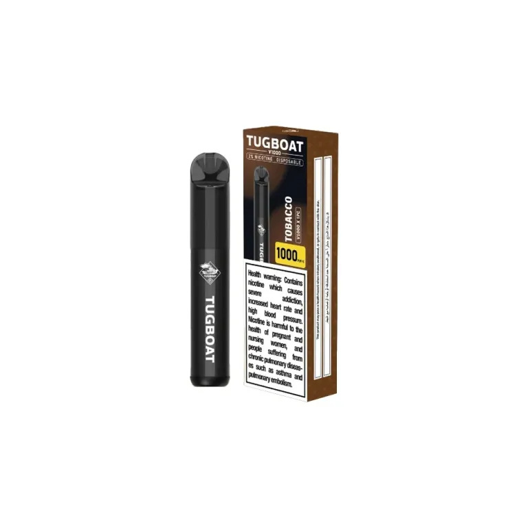 Tugboat V1000 Disposable – Tobacco 50MG