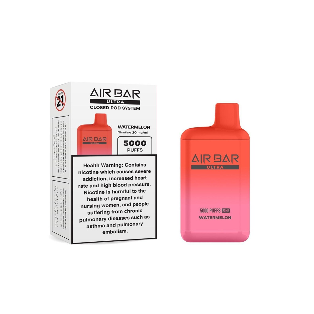 AIR BAR ULTRA DISPOSABLE – WATERMELON 20MG
