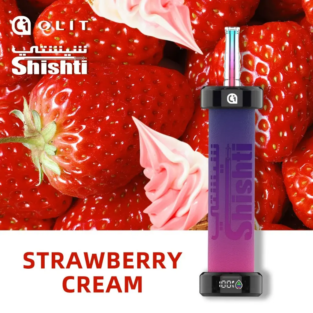 SHISHTI 30K PUFFS STRAWBERRY CREAM 3MG