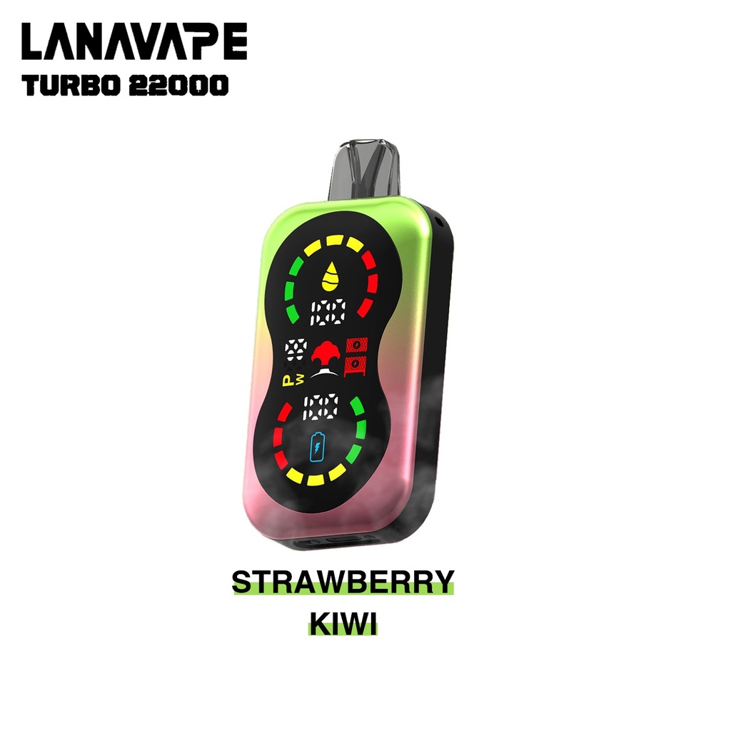 LANAVAPE TURBO STRAWBERRY KIWI 20MG 22000 PUFF