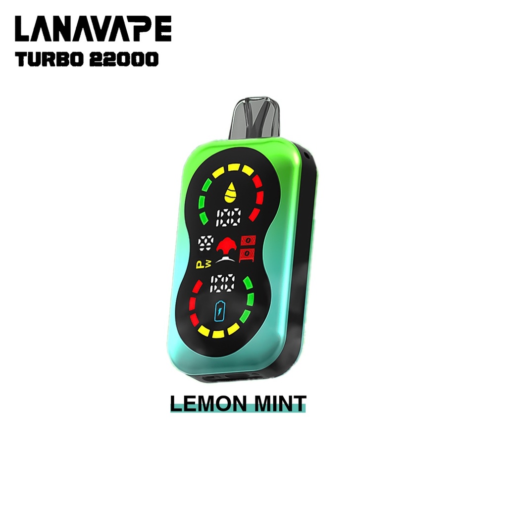 LANAVAPE TURBO LEMON MINT 20MG 22000 PUFF