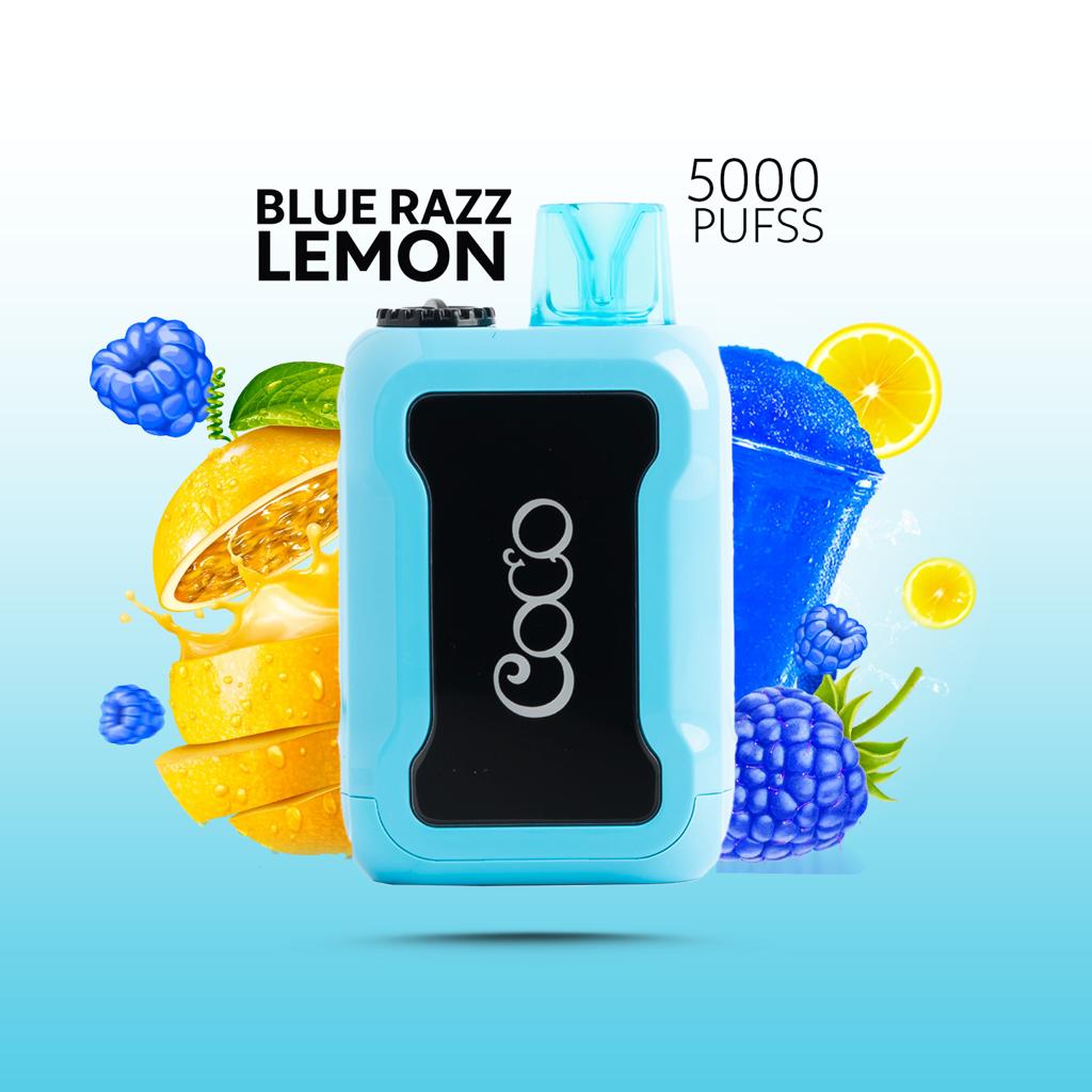 COCO DISPOSABLE BLUE RAZZ LEMON 20 MG 5000 PUFF