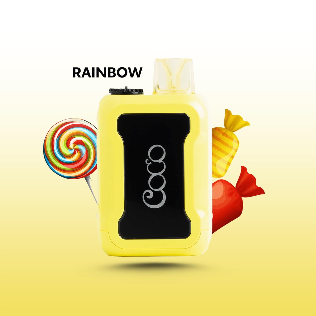 COCO DISPOSABLE RAINBOW 20 MG 5000 PUFF