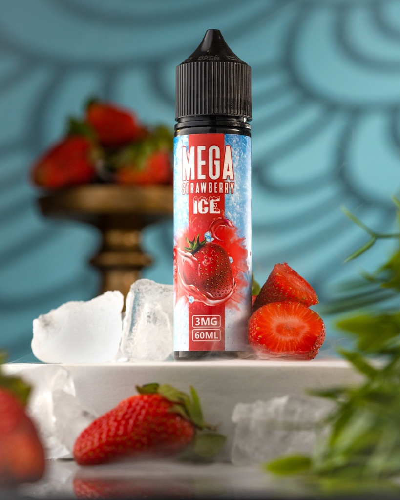 MEGA STRAMBERRY ICE 12MG 60ML