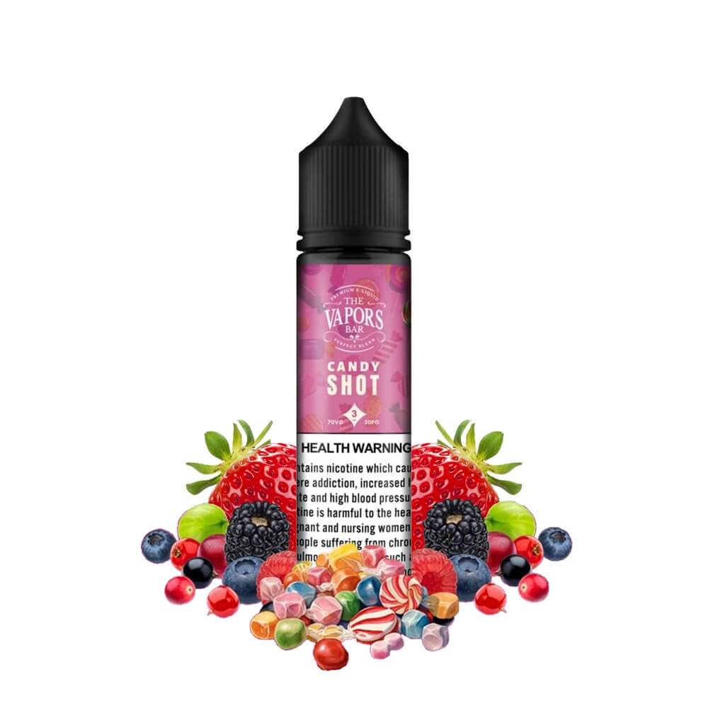 THE VAPORS BAR CANDY SHOT MIX BERRIES CANDY 12MG 60ML