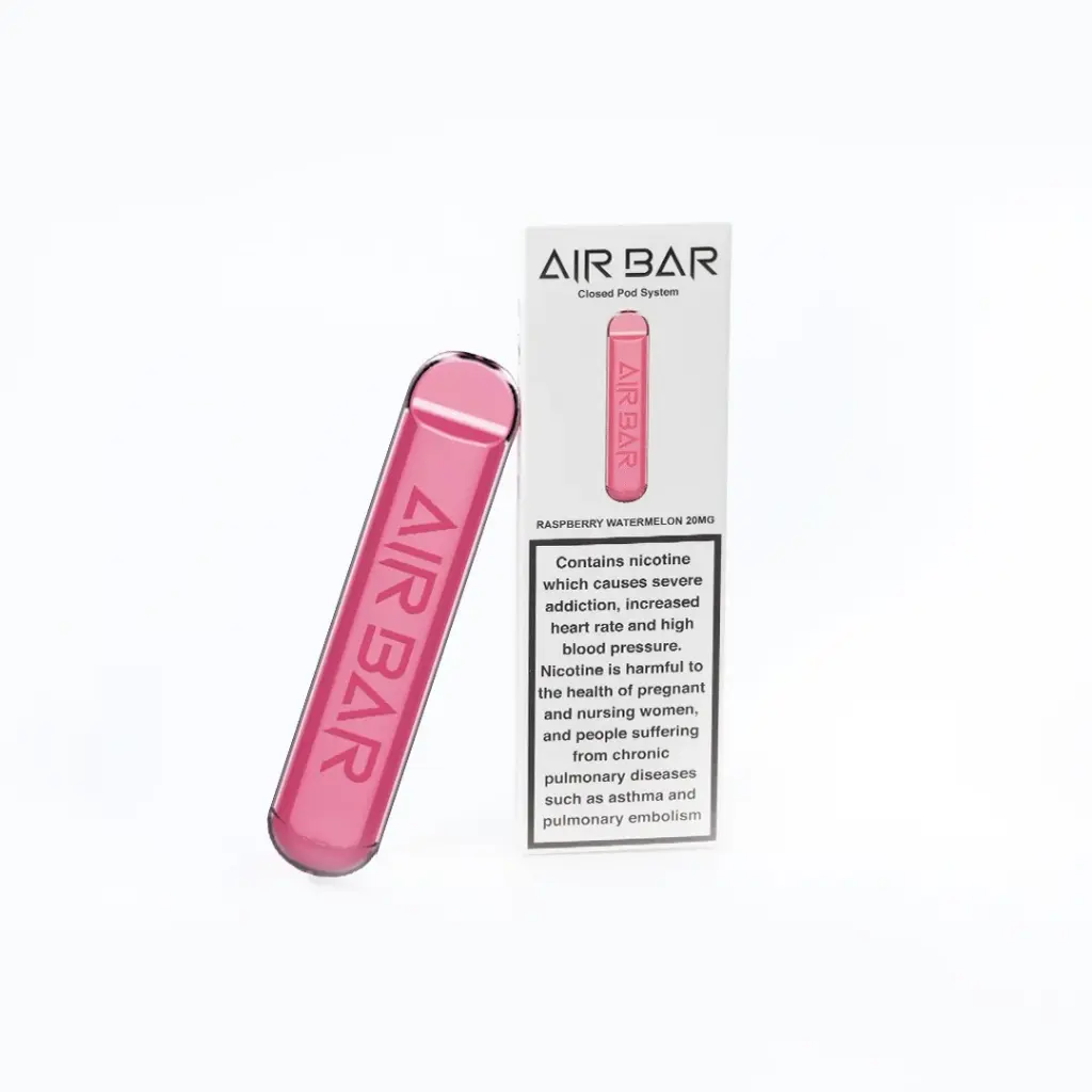 AIR BAR DISPOSABLE RASPBERRY WATERMELON 20MG 500PUFF