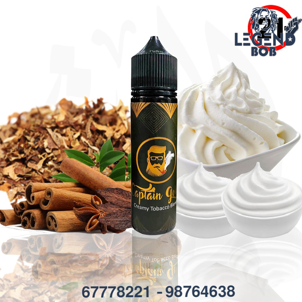 CAPTAIN GOLD CREAMY TOBACCO BLEND 6MG 60ML