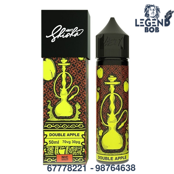 NASTY SHISHA DOUBLE APPLE 3MG 60ML 