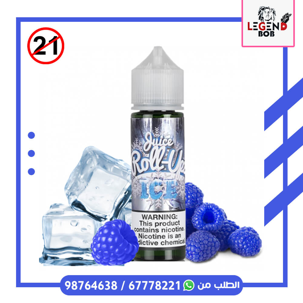 ROLL UPZ BLUE RASPBERRY ICE 3MG 60ML