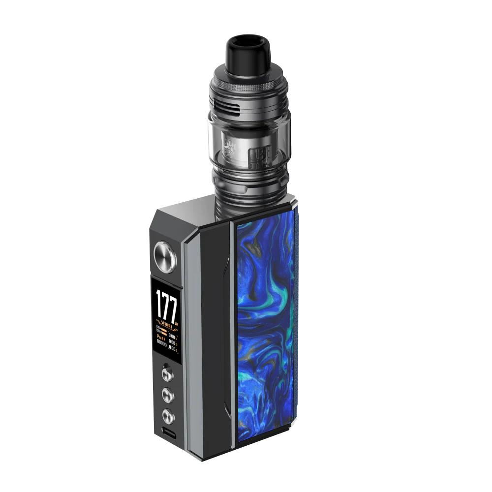 VOOPOO DRAG 4 KIT 177WATT COLOUR GUN METAL+OCEAN BLUE