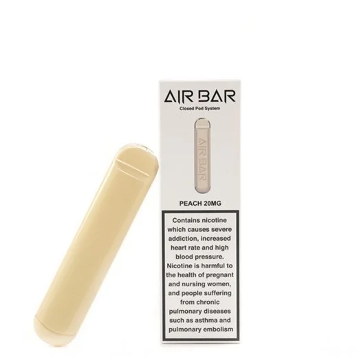 AIR BAR DISPOSABLE PEACH 20MG 500PUFF