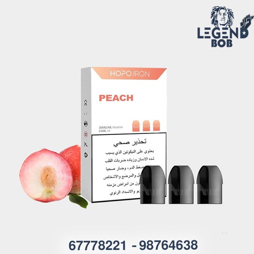 [6972295221177] HOPO POD PEACH 30MG 