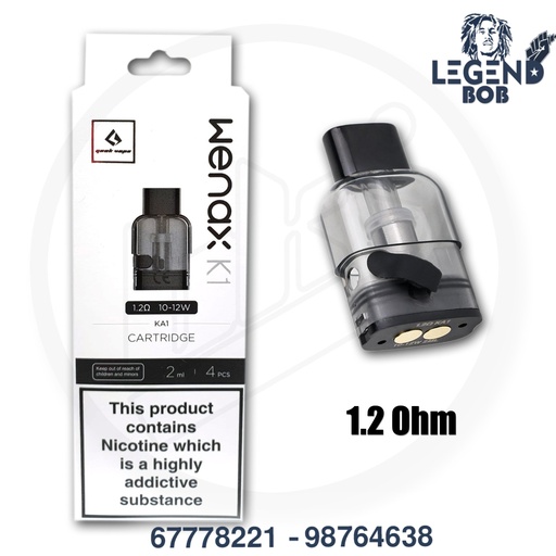 [6972866507976] GEEKVAPEWENAX K1 CARTRIDGE 1.2 