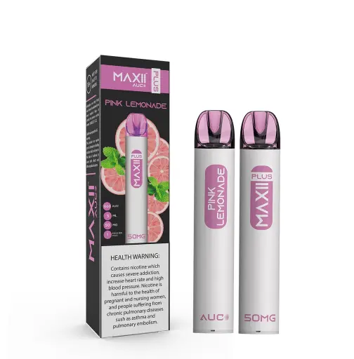 [6974488871251] MAXII PLUS DISPOSABLE PINK LEMONADE 50MG 1500PUFF