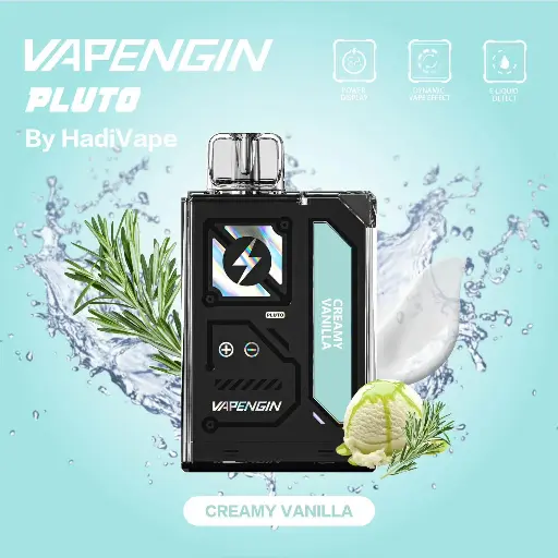 [6975911488855] VAPENGIN DISPOSABLE CREAMY VANILLA 7500PUFF 20MG