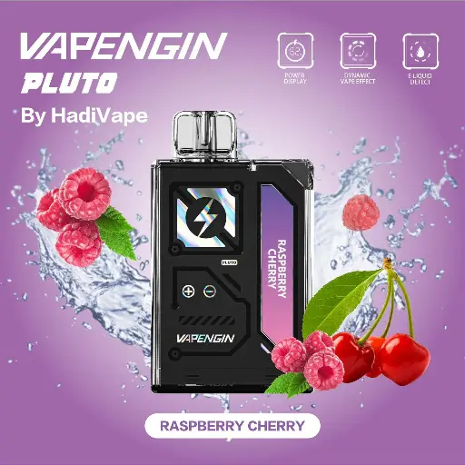 [6975911488886] VAPENGIN DISPOSABLE RASPBERRY CHERRY 7500PUFF 20MG