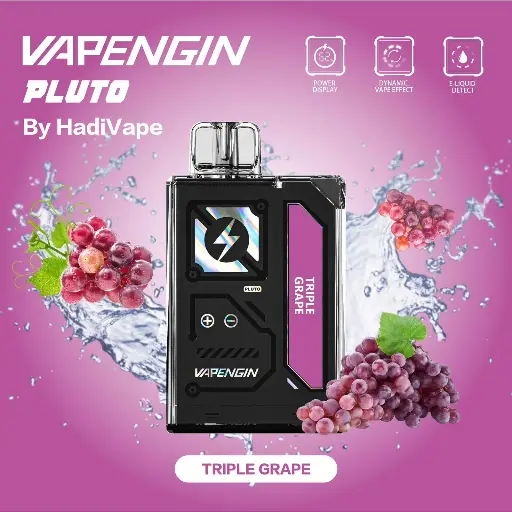 [6975911488893] VAPENGIN DISPOSABLE TRIPLE GRAPE 7500PUFF 20MG