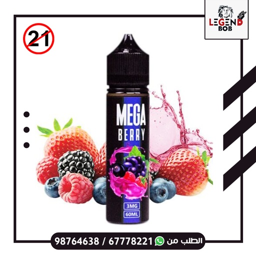 [725272720035] MEGA BERRY 3MG 60ML