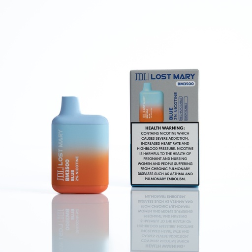 [760122013158] LOST MARY DISPOSABLE BLUE 20MG 3500PUFF