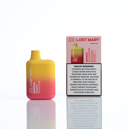 [760122013189] LOST MARY DISPOSABLE MANGO 20MG 3500PUFF