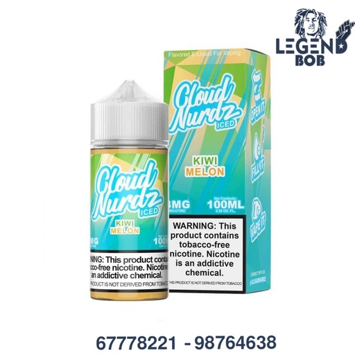 [787303238971] CLOUD NURDZ KIWI MELON 3MG 100ML