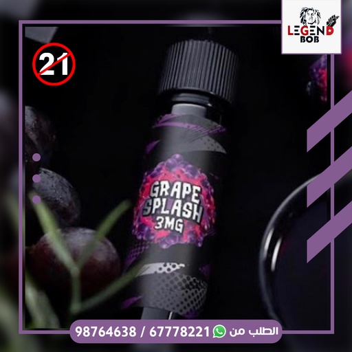 [825309240038] GRAPE SPLASH 3MG 60ML 