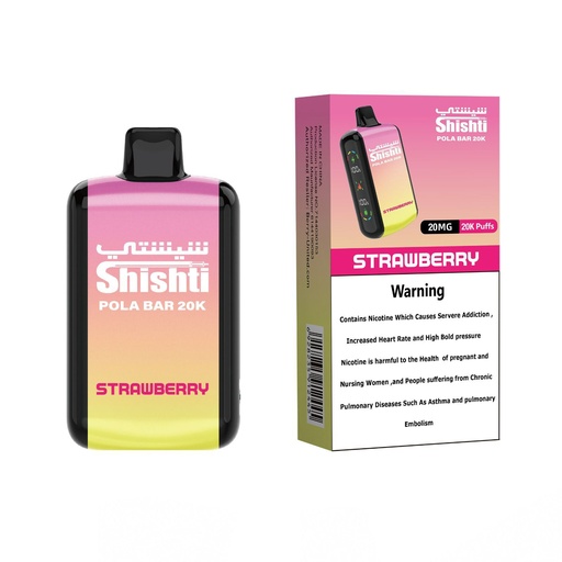 POLA BAR 20K Shishti – STRAWBERRY 20MG
