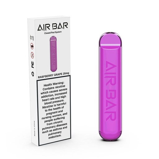 AIR BAR DISPOSABLE - RASPBERRY GRAPE 20MG