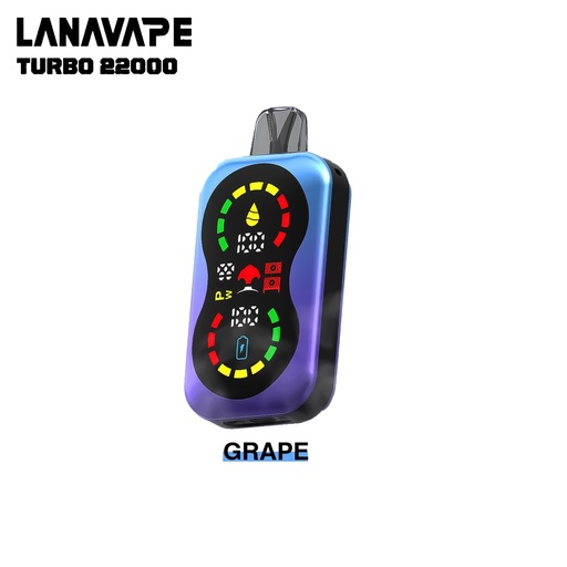 LANAVAPE TURBO GRAPE 20MG 22000 PUFF