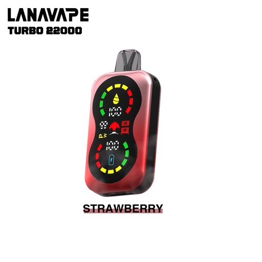 LANAVAPE TURBO STRAWBERRY 20MG 22000 PUFF