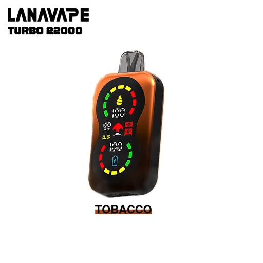 LANAVAPE TURBO TOBACCO 20MG 22000 PUFF