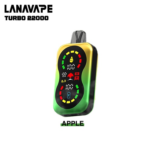 LANAVAPE TURBO APPLE 20MG 22000 PUFF