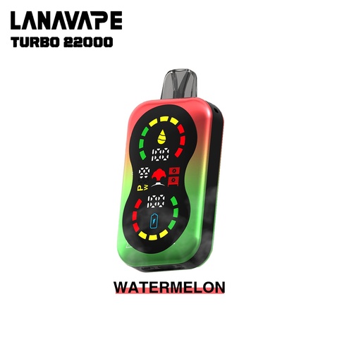 LANAVAPE TURBO WATERMELON 20MG 22000 PUFF