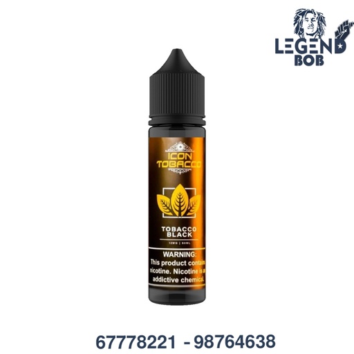 [1217] ICON BLACK TOBACCO 12MG 60ML 