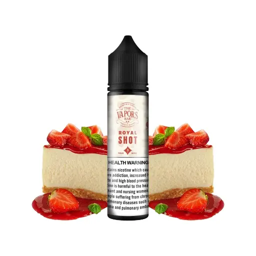 [1515] THE VAPORS BAR ROYAL SHOT STRAWBERRY CHEESECAKE 3MG