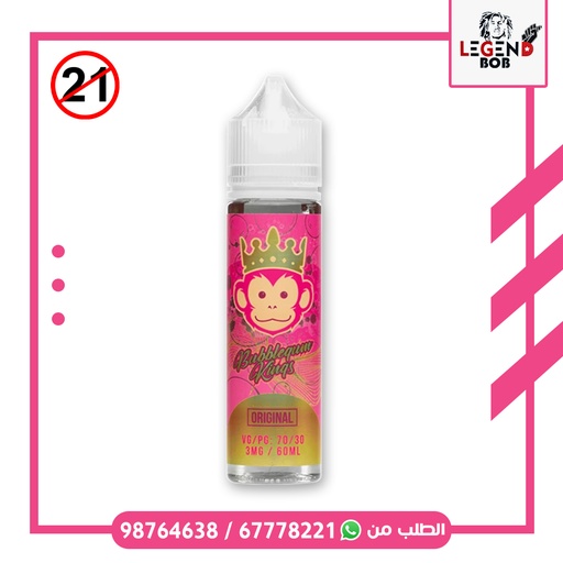 [5060830445902] BUBBLEGUM KINGS ORIGINAL 3MG 60ML 